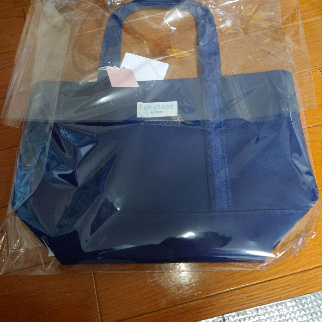 FEILER　フェイラー　オールドテディガール　ワッペントートバッグ　ネイビー小