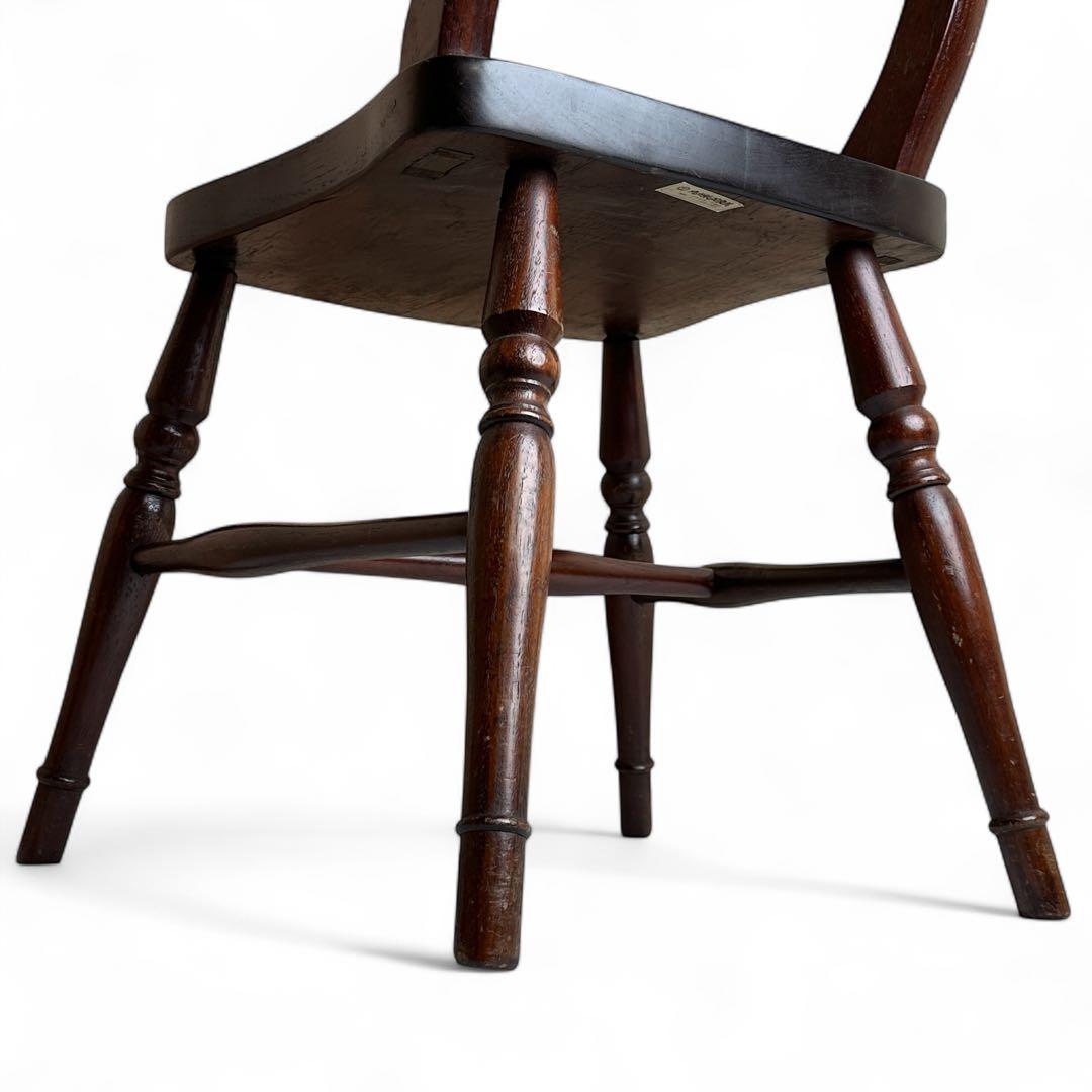 九州民芸家具 B型ワイコムチェア アームレス ミズメザクラ無垢材 松本民芸家具