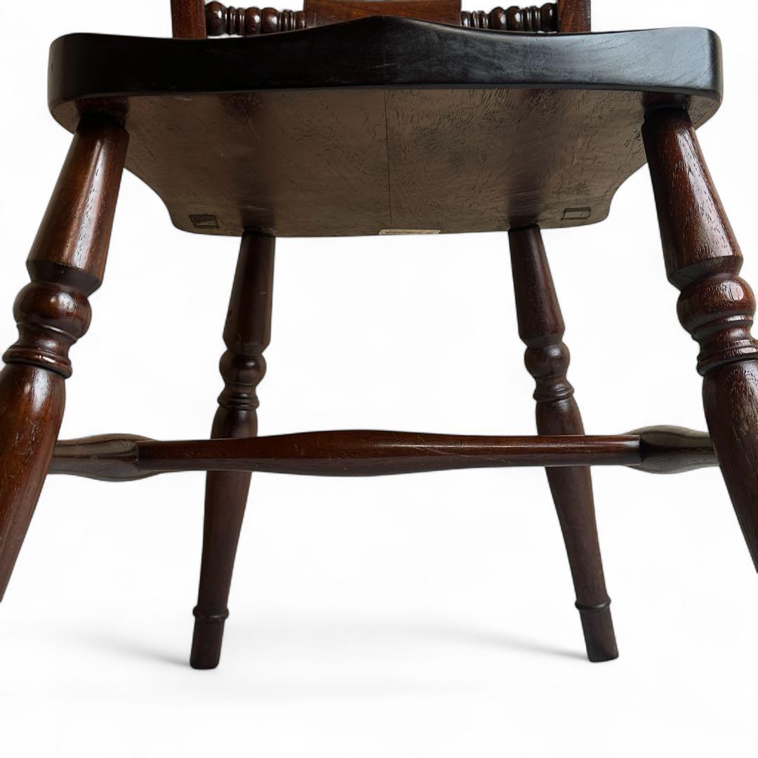 九州民芸家具 B型ワイコムチェア アームレス ミズメザクラ無垢材 松本民芸家具