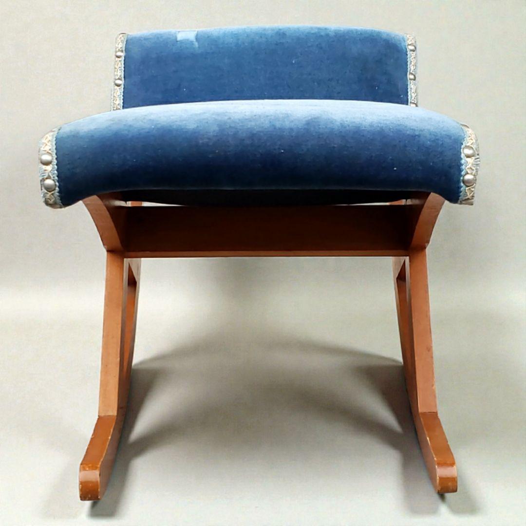 希少 英国 スコットランド製 アースキン ロッキング レッグレスト アンティーク