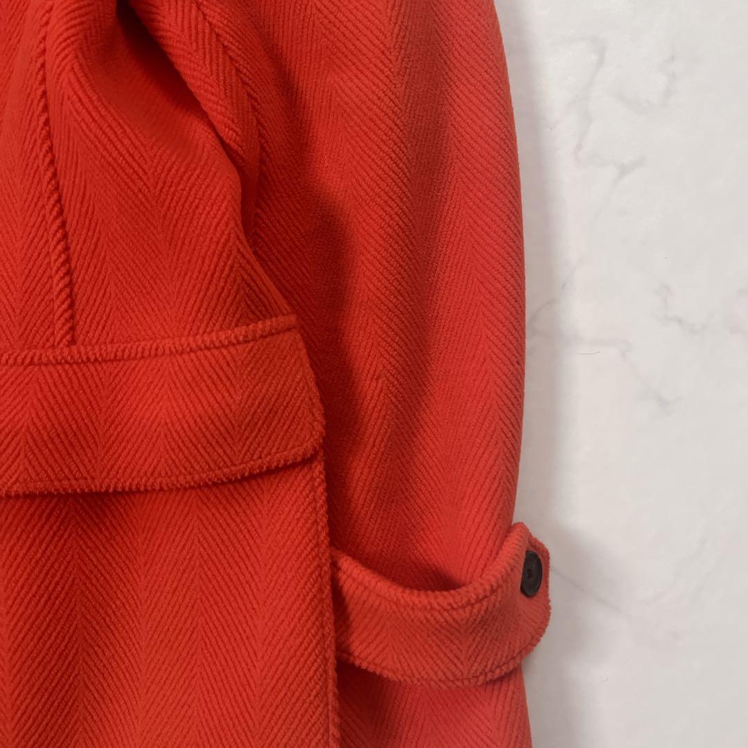 希少色　オレンジ　J.PRESS ダッフルコート　ヘリンボーン　9号　近年