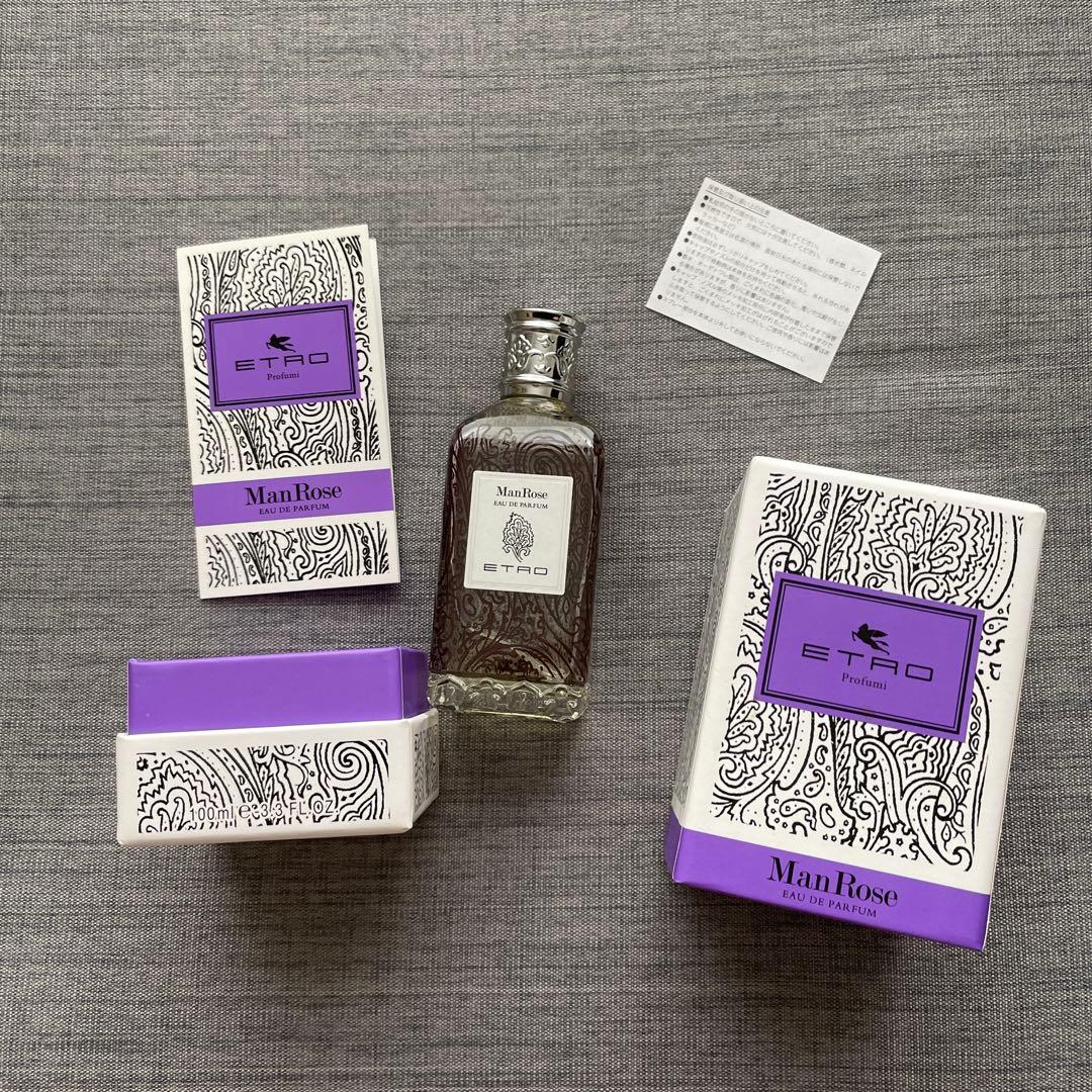 ETRO エトロ　箱付　美品　ManRose オードパルファム 香水　数回使用