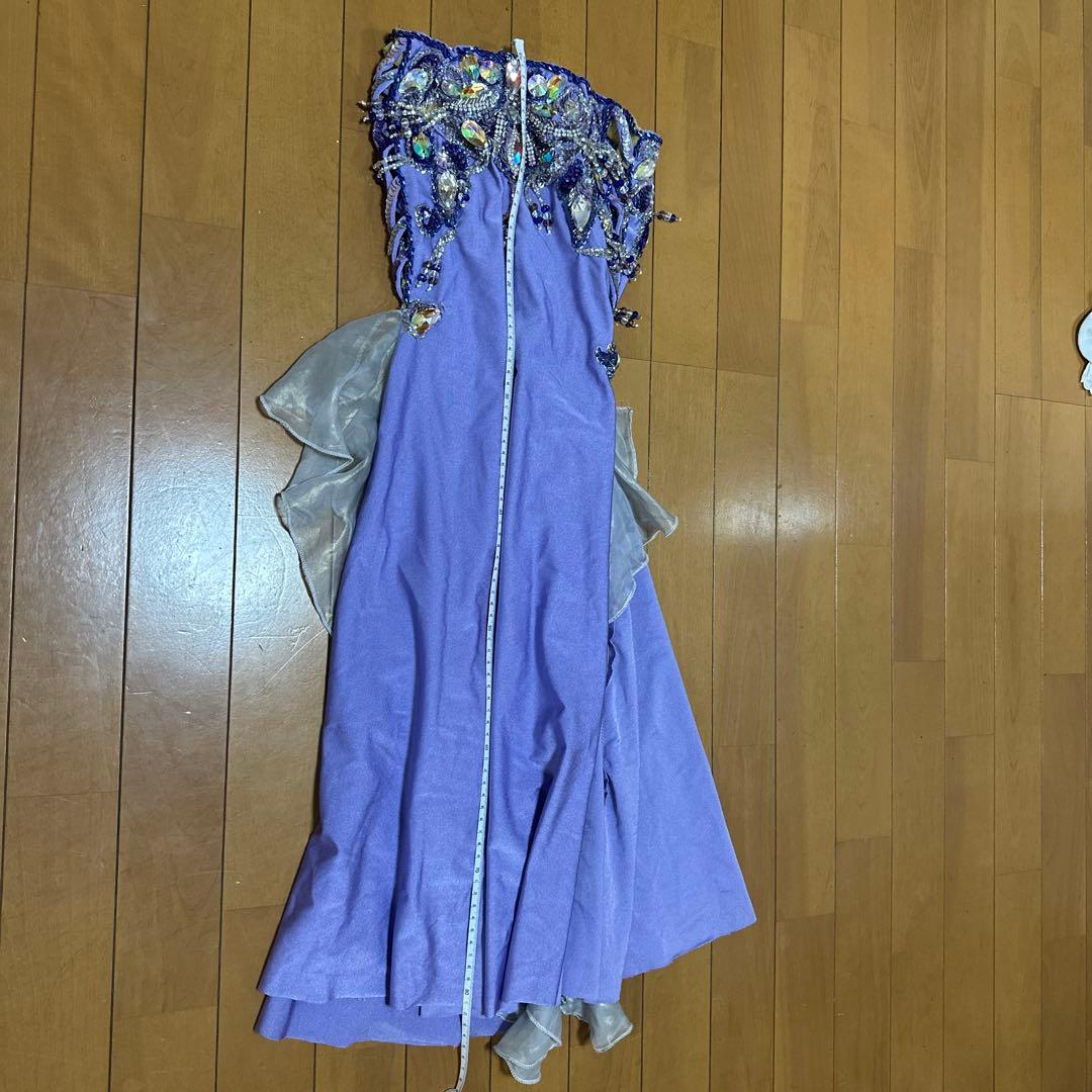 紫色のベリーダンス衣装セット