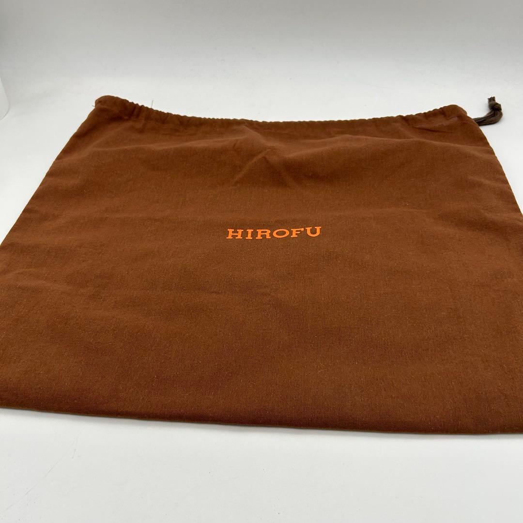 極美品　HIROFU　ヒロフ　クラシッカ　トートバッグ　レザー　赤　肩掛け　自立