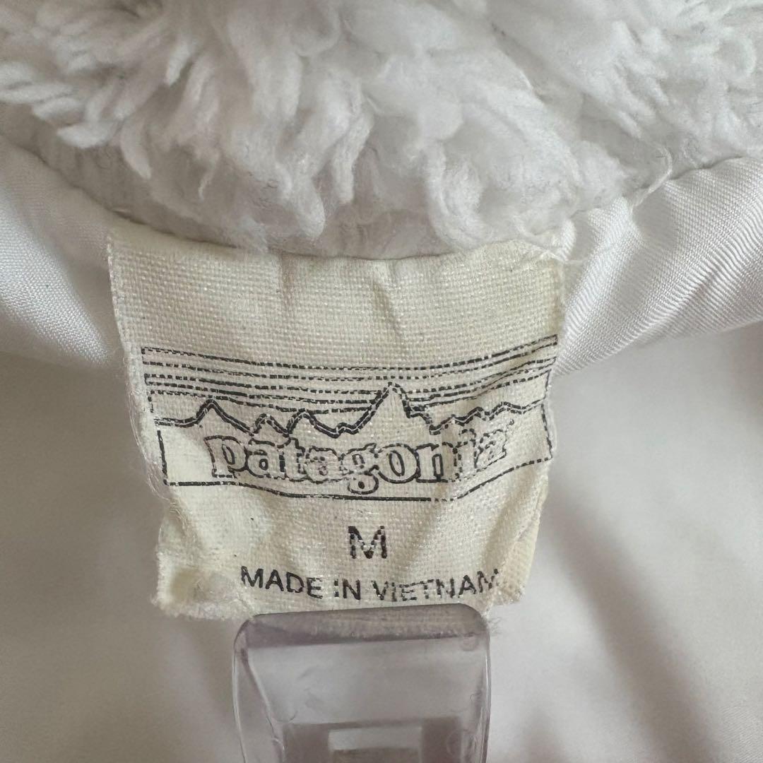 patagonia フリースベスト リバーシブル Mサイズ ホワイト