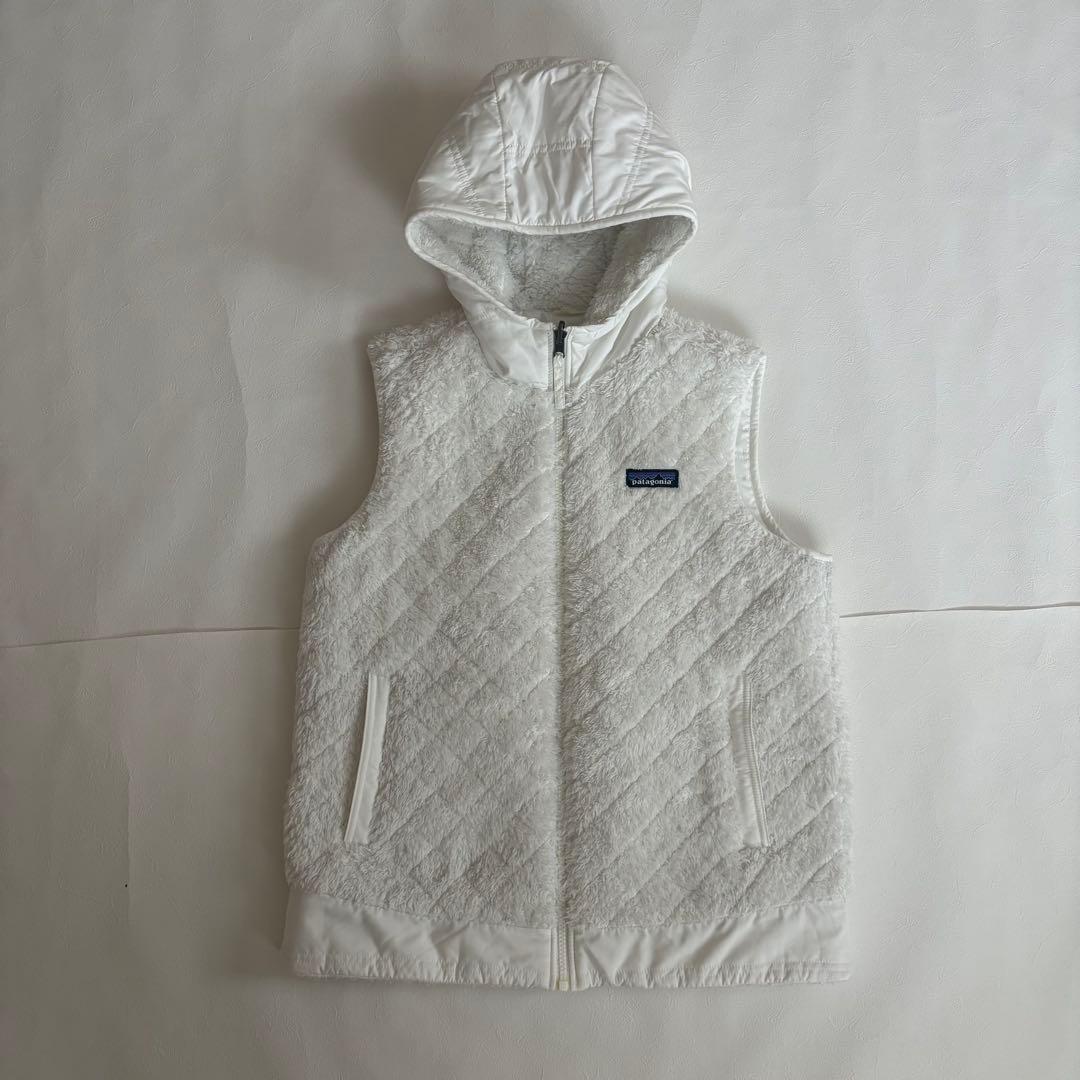 patagonia フリースベスト リバーシブル Mサイズ ホワイト