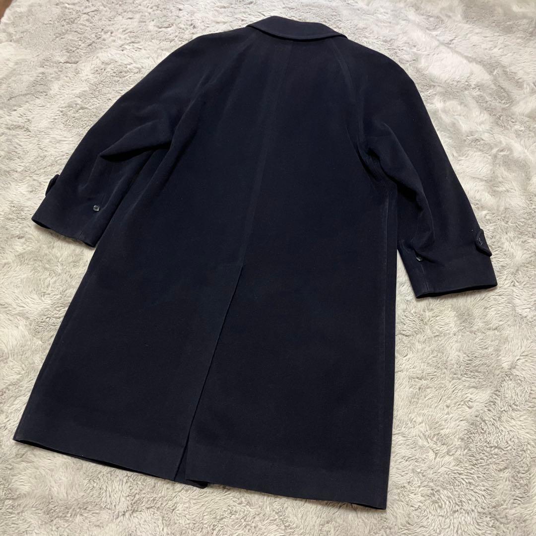 80’s Burberry ステンカラーコート ダークネイビー ヴィンテージ