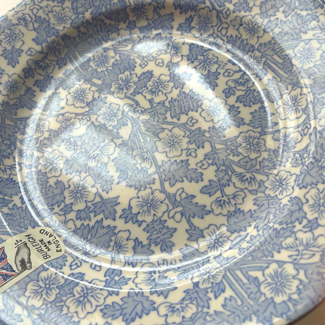 バーレイ バーガスチンツ　プレートM burleigh 希少サイズのM プレート
