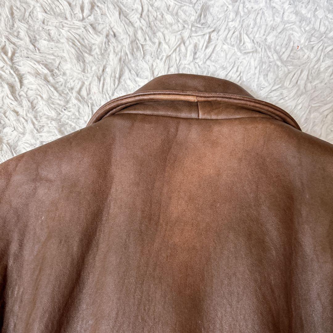 vintaga A-2 フライトジャケット レザージャケット　羊革　短丈　M