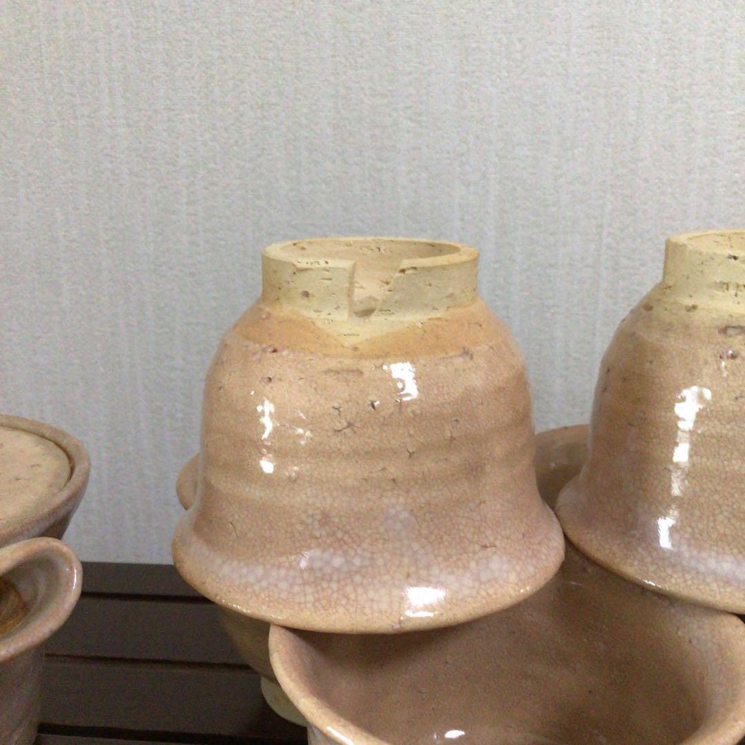 萩焼　番茶器　十二世　坂高麗左衛門　作