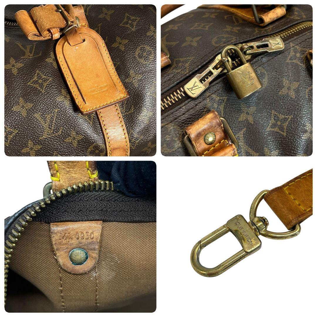 ルイヴィトン　キーポル45 バンドリエール モノグラム　ボストンバッグ 鑑定