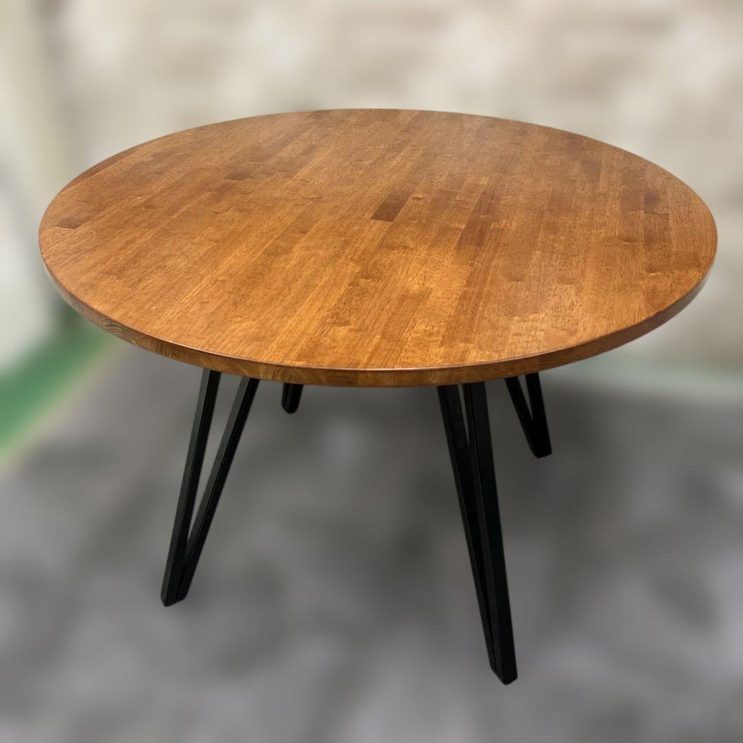 KANADEMONO THE CAFE TABLE 天然木ラウンド φ100