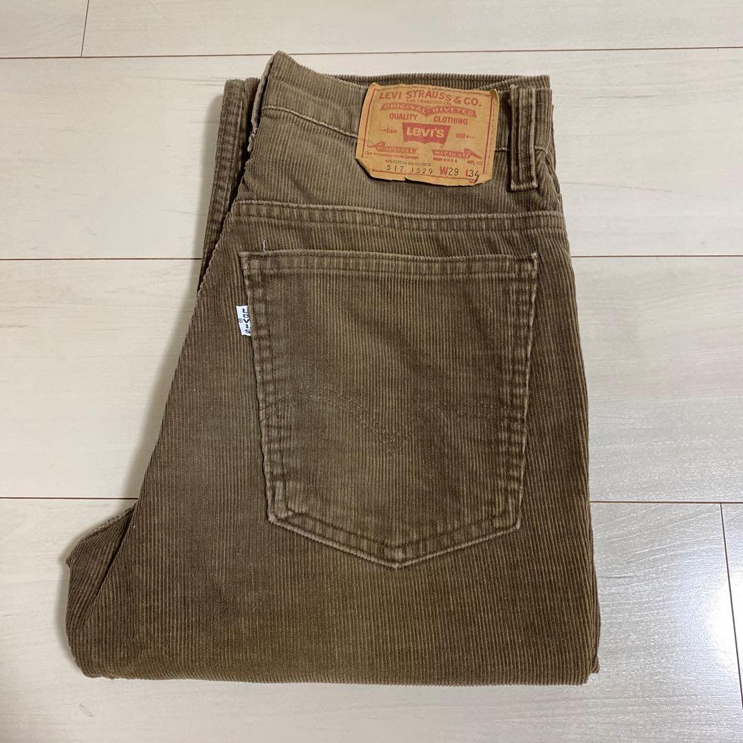 【Levi’s】80’s vintage 517 コーデュロイ パンツ 29