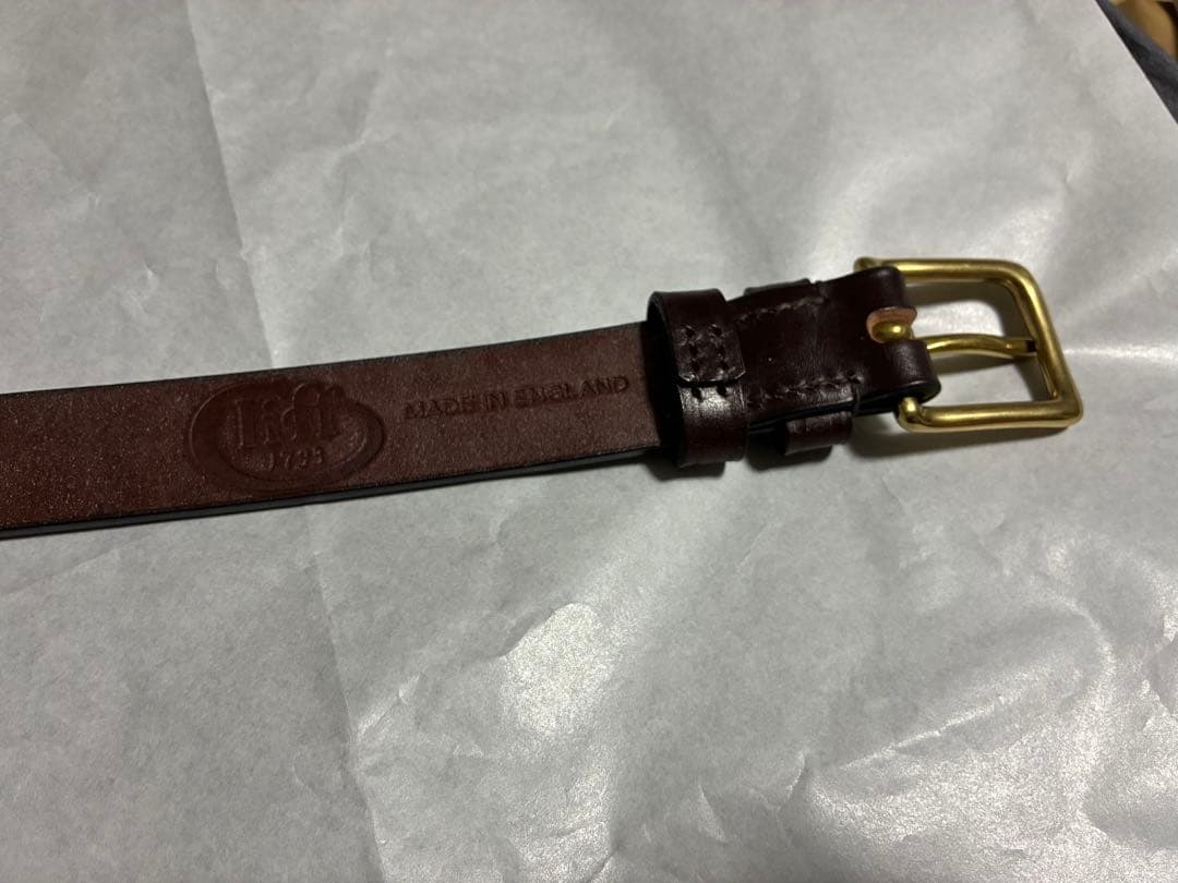 は*わ様 未使用 JABEZ CLIFF スティラップレザーベルト 28mm幅