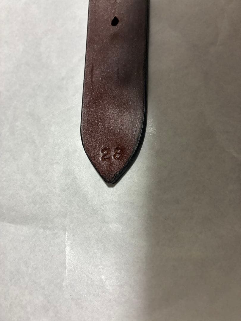 は*わ様 未使用 JABEZ CLIFF スティラップレザーベルト 28mm幅