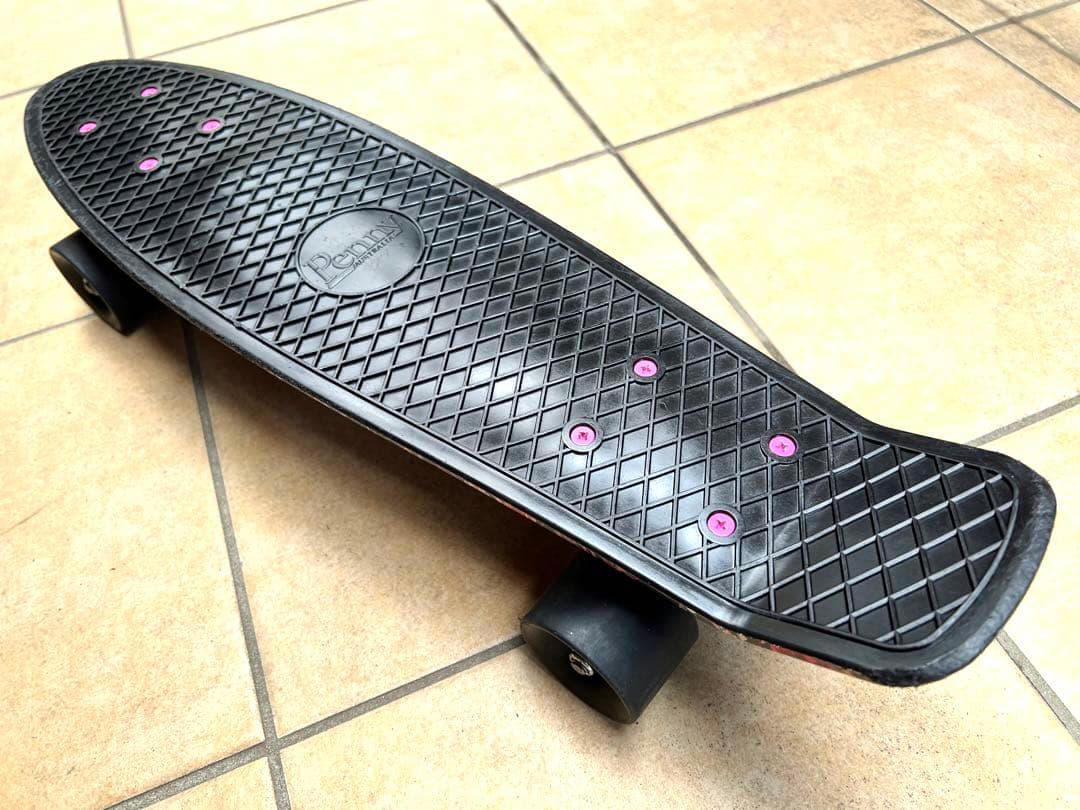 正規品 penny ペニー 22インチ floral フラワー×ドクロ スケボー