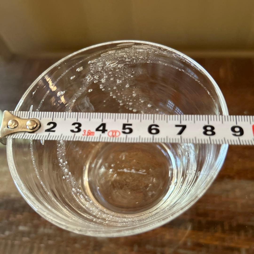 新品◆102荒川尚也　そばちょこ&型徳利　アワガラス気泡3点セット　晴耕社ガラス