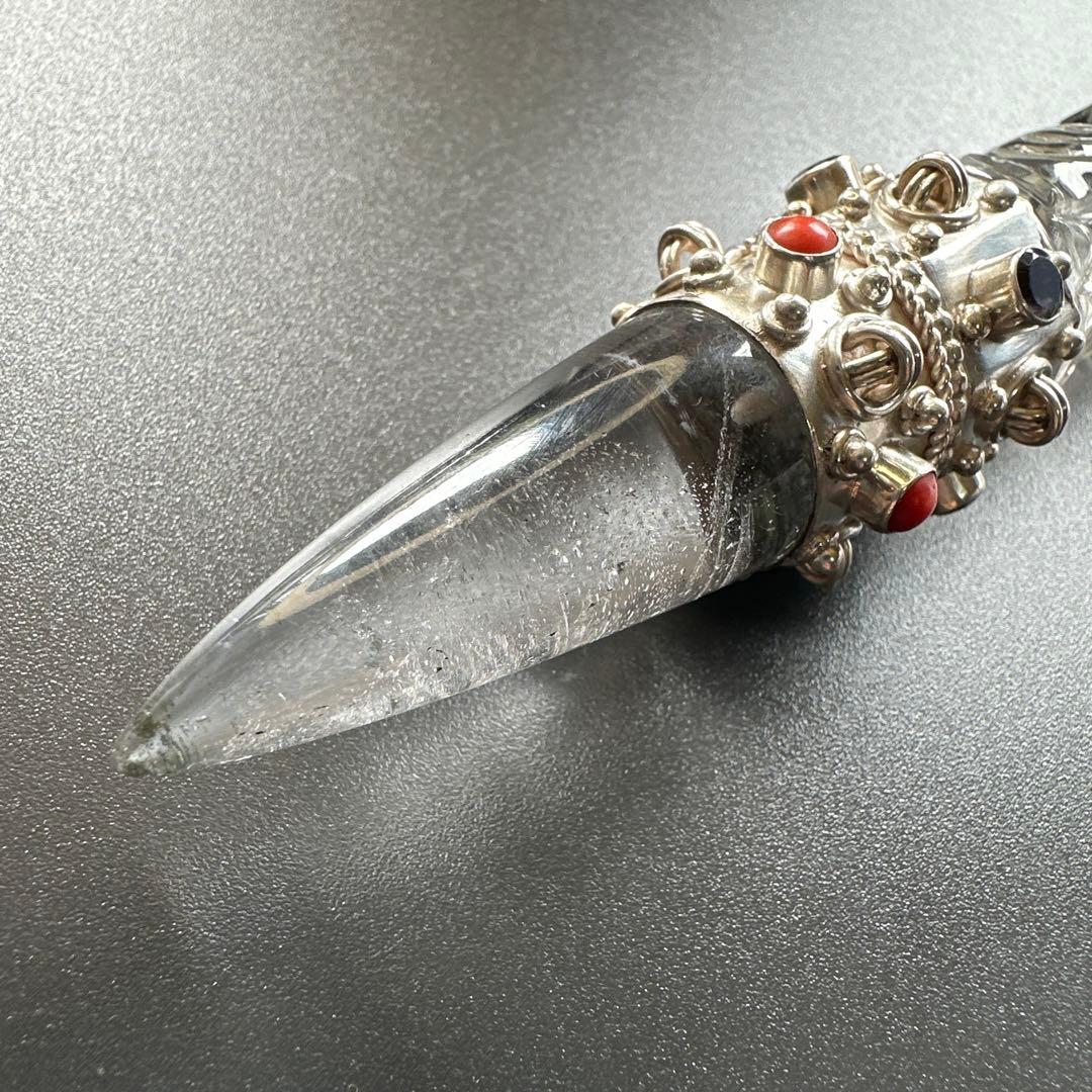 ヒーリングワンド　カーヴィング　クリスタル　法具　手彫り