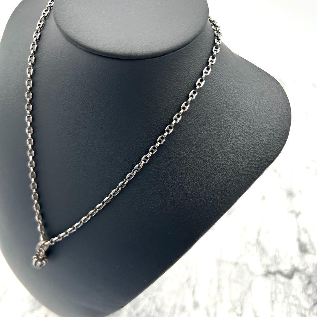 極美品✨ ロイヤルオーダー クラウン ネックレストップ ブラック チェーン