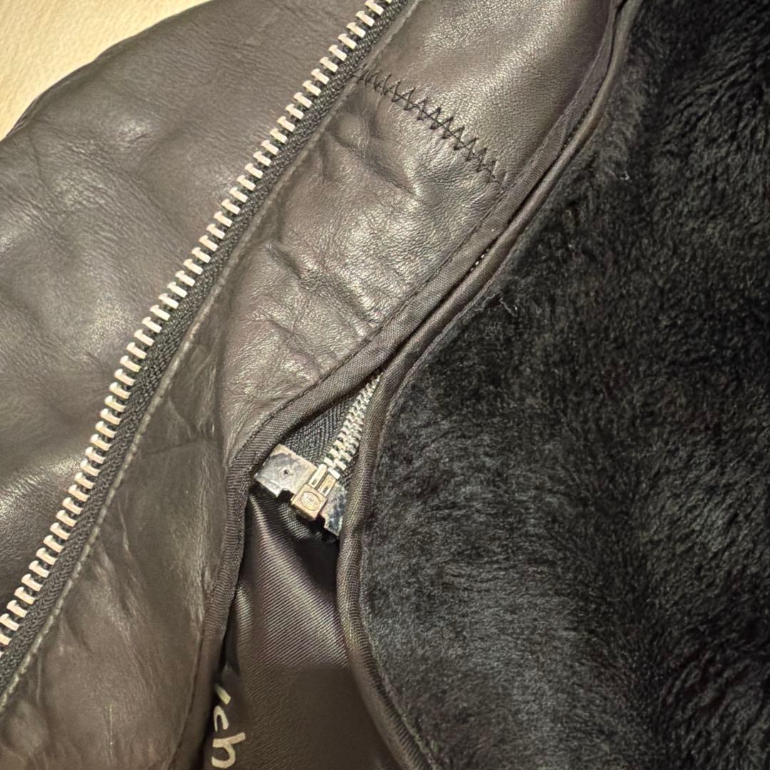 品番 Schott 643 レザー シングルライダース 34 ボアライナー