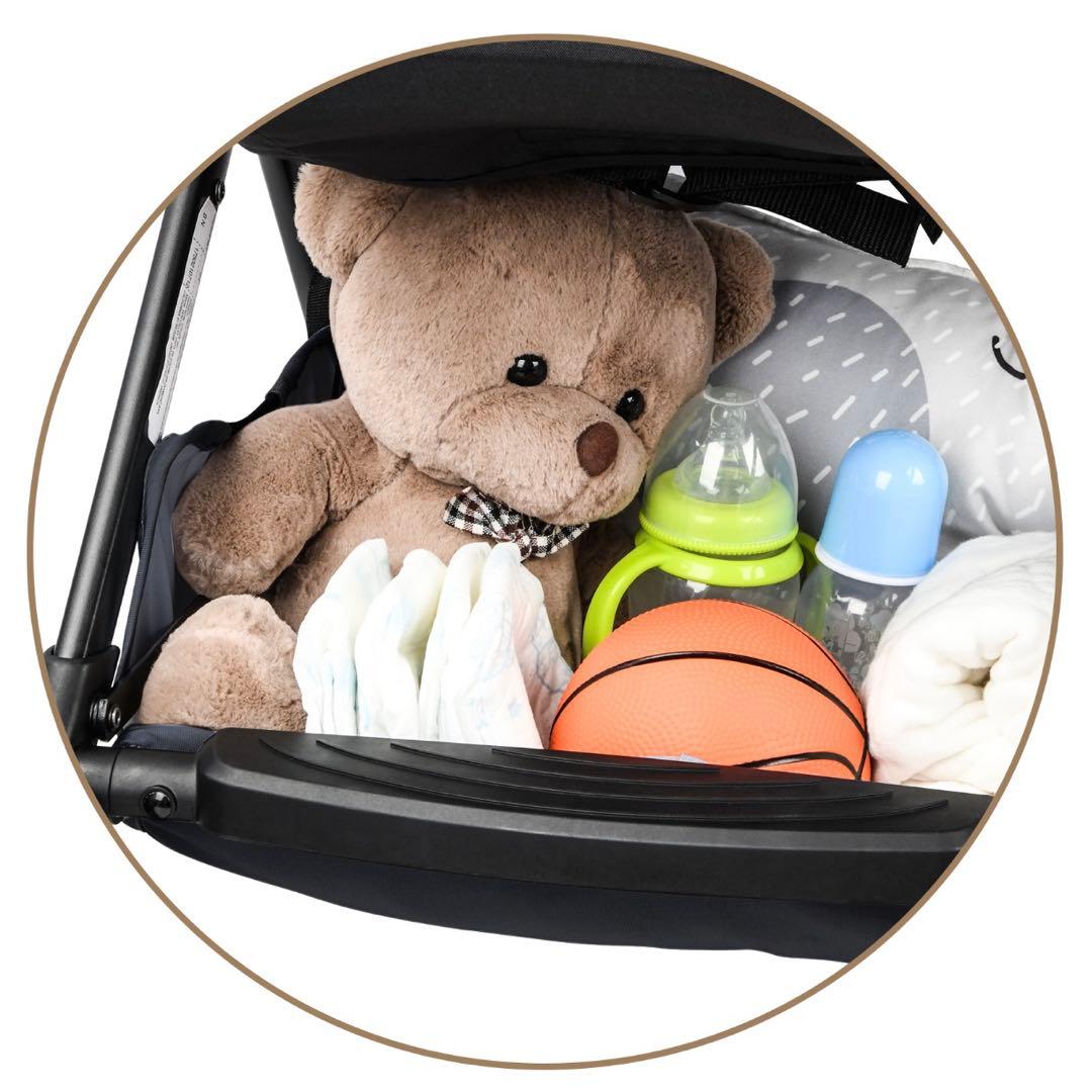 【美品】b型ベビーカー　コンパクト　besrey ワンタッチ　軽量