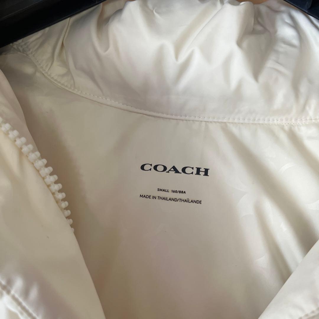 COACH ホワイト ダウンジャケット
