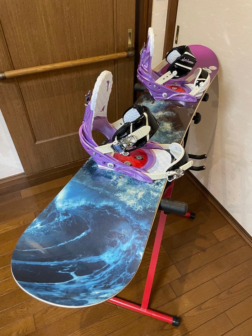 バートン レディス スノーボード141 BIN(M)付 ボードケース３点セット