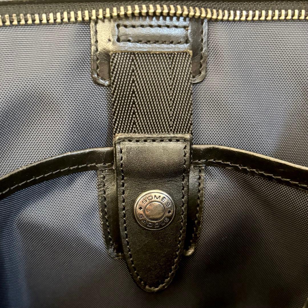 【美品】SOMES SADDLE ソメスサドル トートバッグ 本革 ブラック 黒