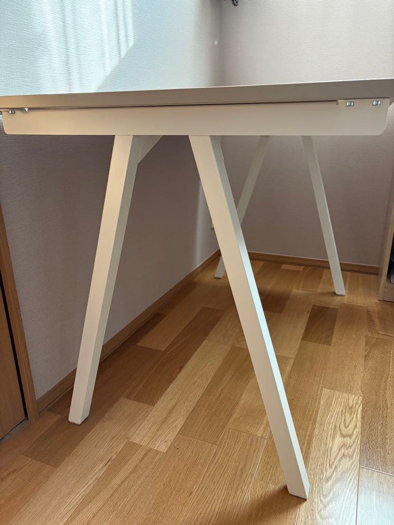 IKEA トロッテン デスク, グレー／ホワイト120x70cm