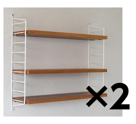 StringPocket ウォルナット ホワイト 2個セット ストリングポケット