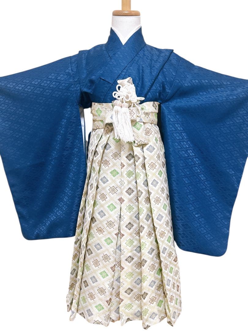 ネイビー♡七五三　5歳　男の子　フルセット　一式　青系　紺色　鷹