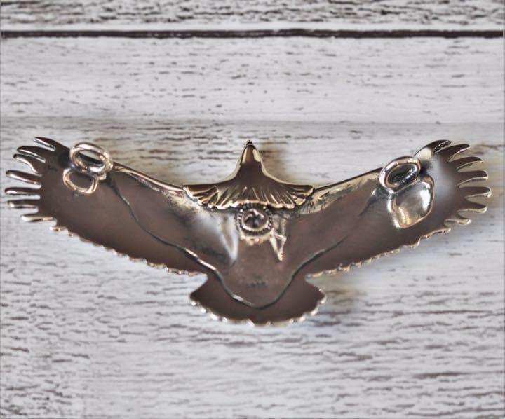 インディアンジュエリー ターコイズ イーグルネックレス silver925