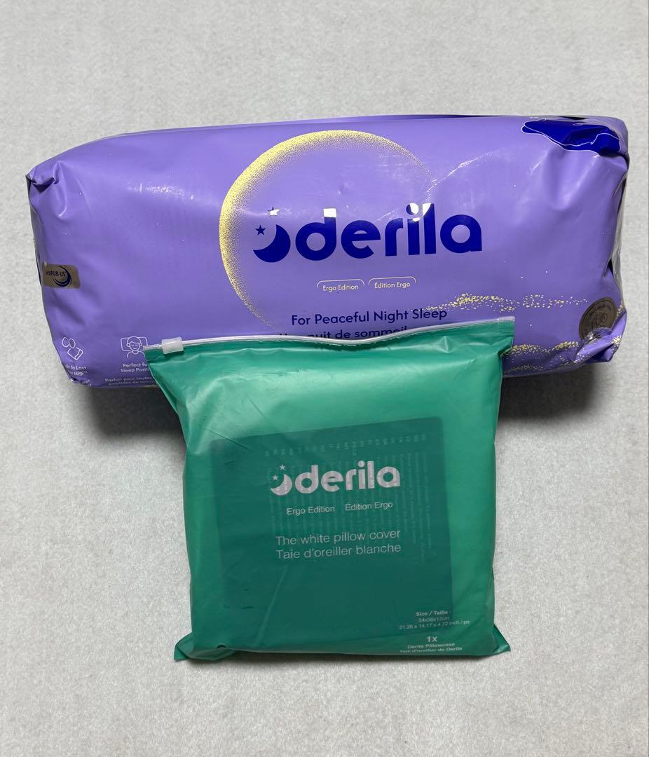 新品‼️ Derila ドイツ製　枕　デリラ　エルゴ　アンチダストカバー付き‼️