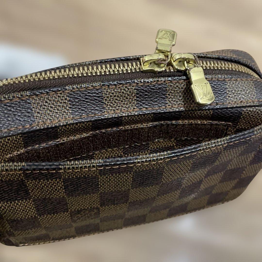 美品 ルイヴィトン ボディバッグ ダミエ 中期型 ジェロニモス