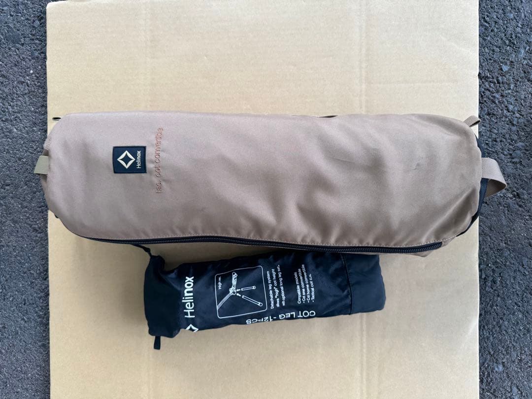 helinox タクティカルコットコンバーチブル　コヨーテ　コットレッグ付