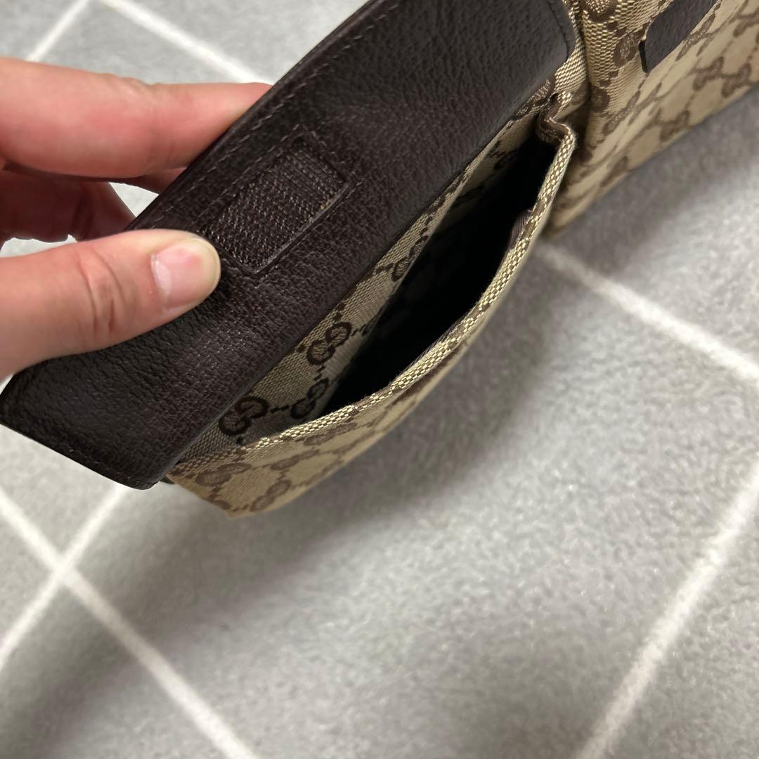 GUCCI ボディバッグ ベージュ/ブラウン　ウエストポーチ