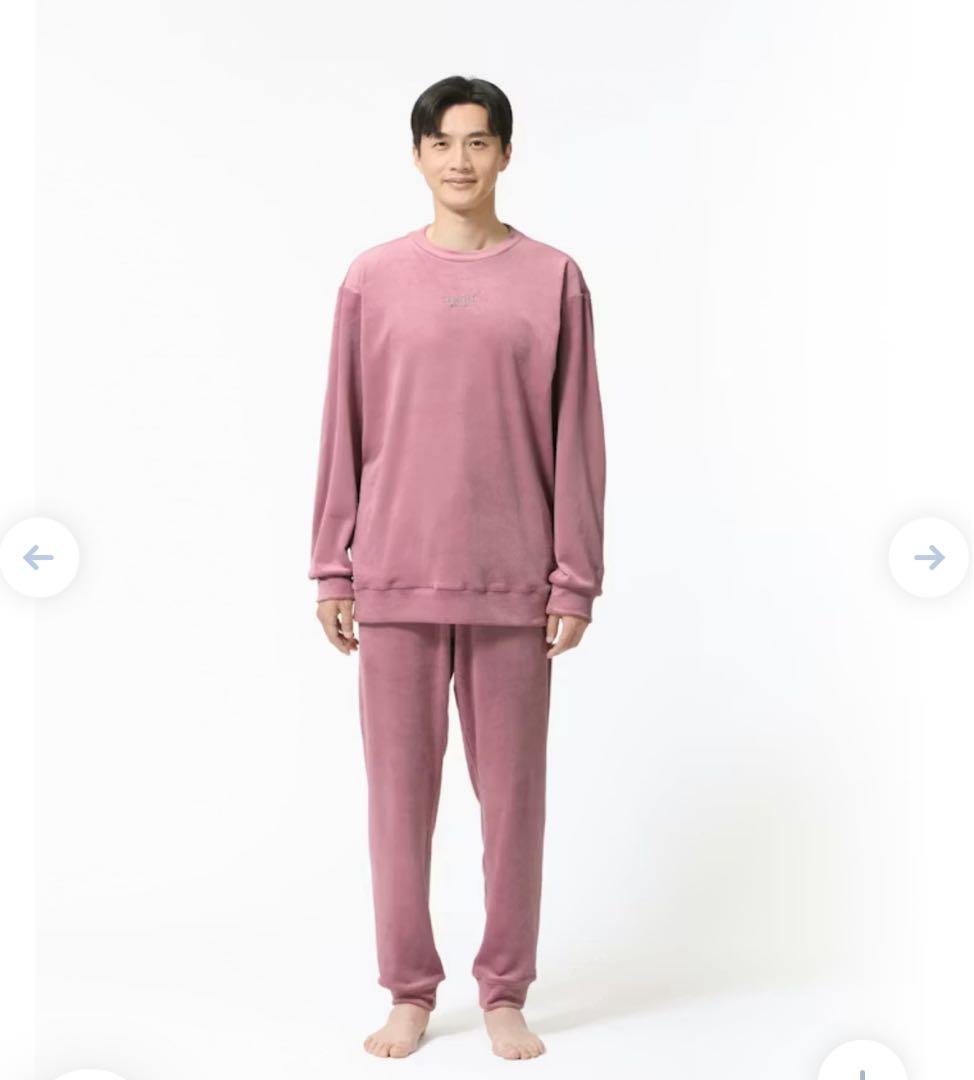 【新品・未着用】TENTIAL BAKUNE ベロアパジャマ M 上下セット