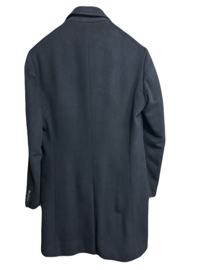 1piu1uguale3 最高級イタリアカシミアチェスターコート美品V定価26万