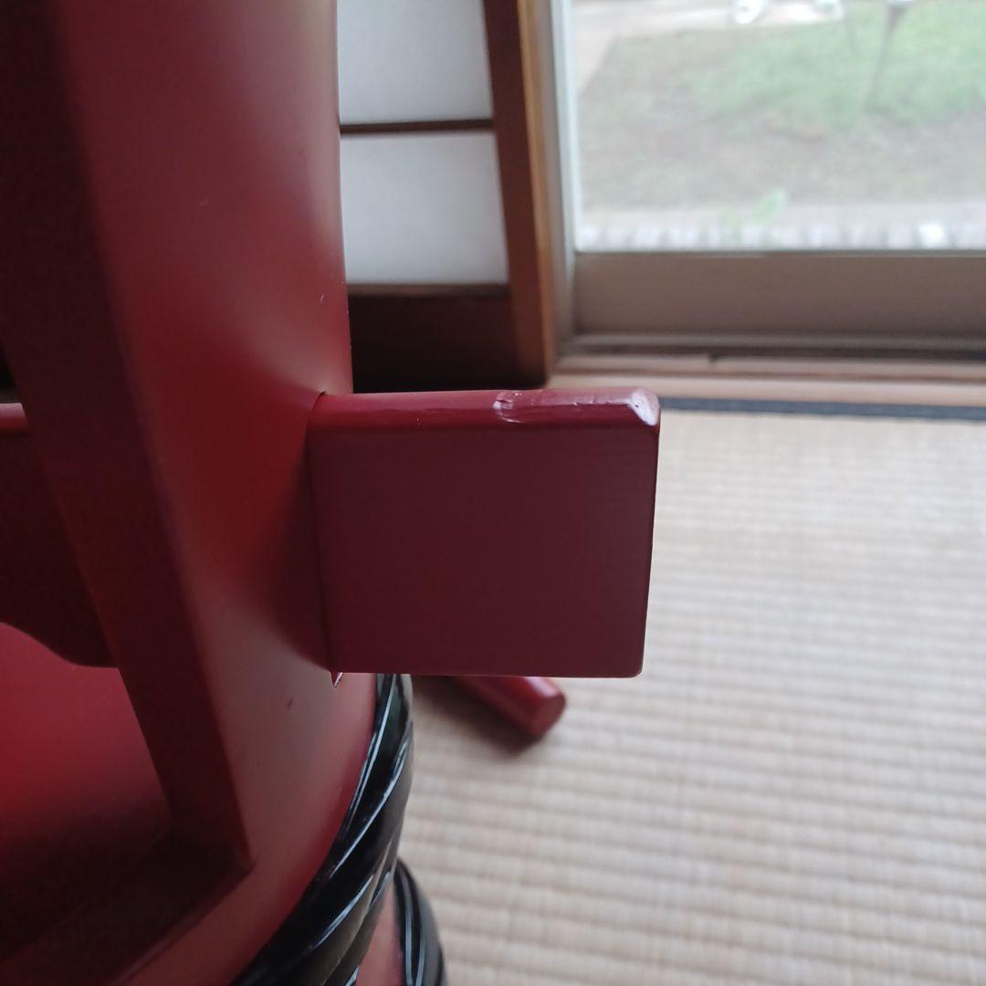 大館秋田天然杉の漆塗赤黒ツートンカラー角樽