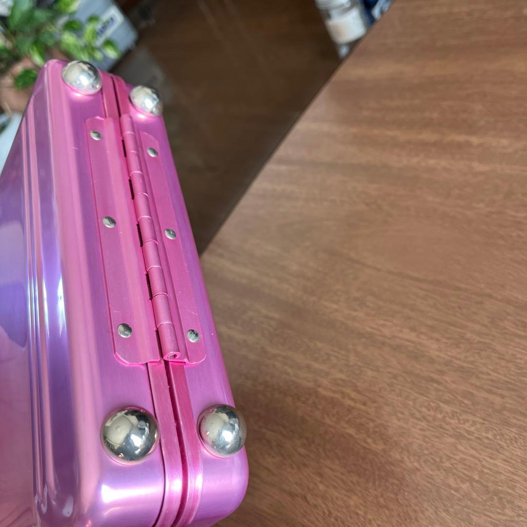 ゼロハリバートン　Sライン　ケース　ピンク　アルミ製ケース