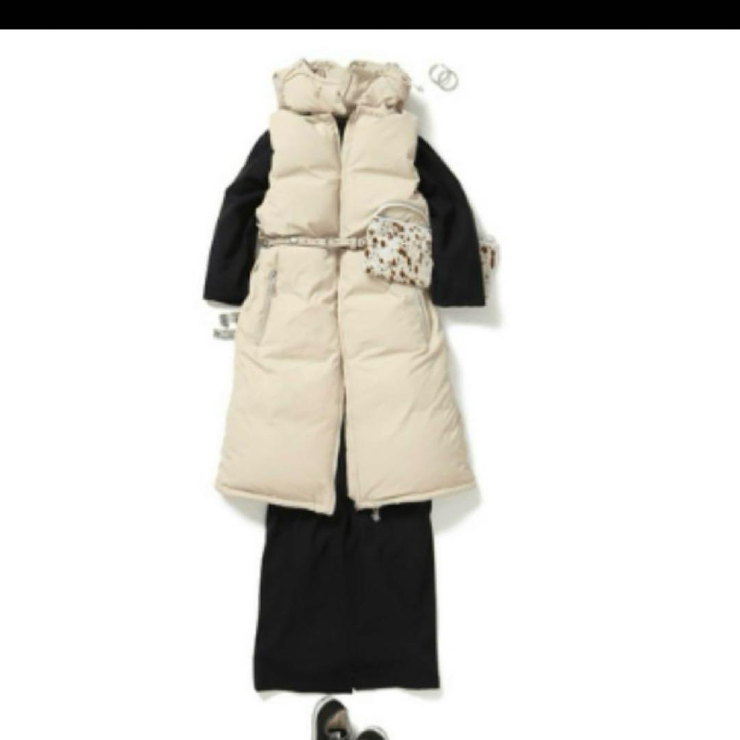 サードマガジン✖️mikomori ロングダウンベスト