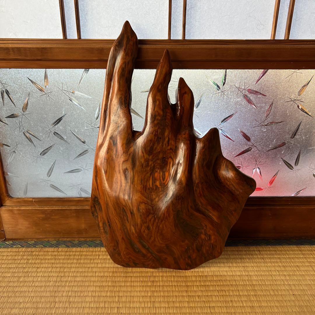 屋久杉　板　置物　オブジェ