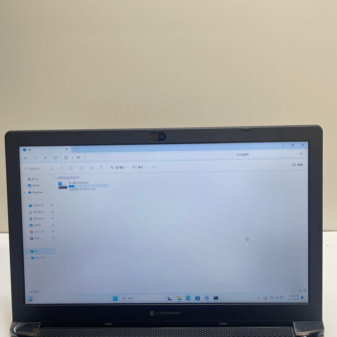 #780 東芝 Dynabook BJ65/FS i3-10110U 8GB