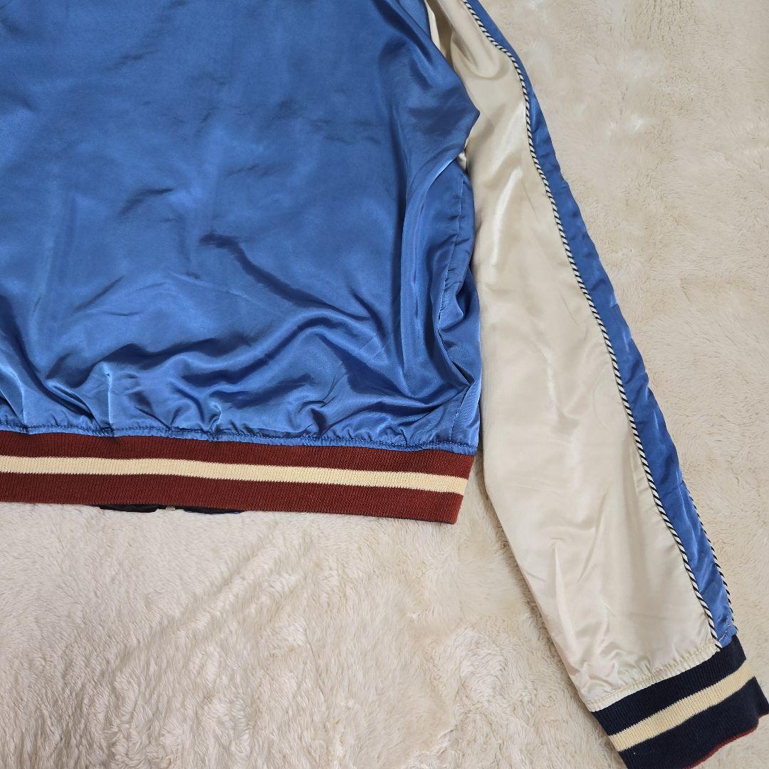 美品 希少 ディーゼル スカジャン リバーシブル 虎 龍 刺繍