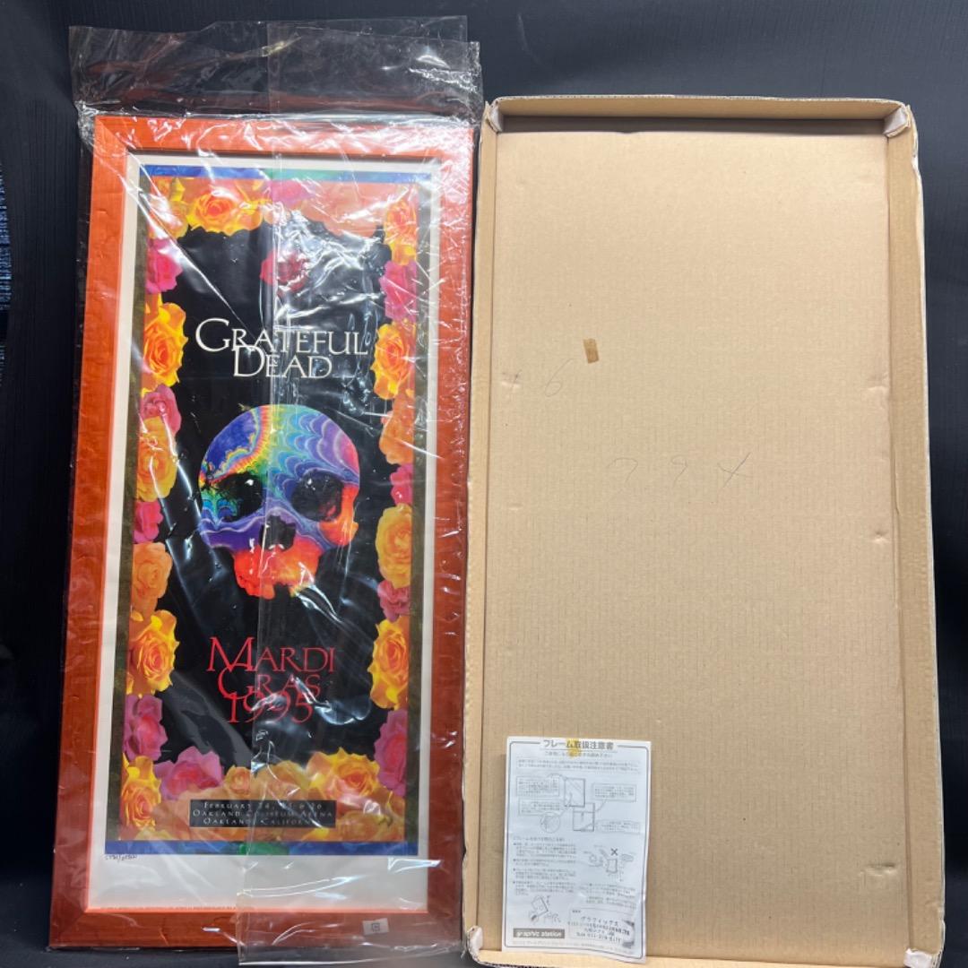 〇Bi1077 限定ポスター GRATEFUL DEAD 1995 フレーム