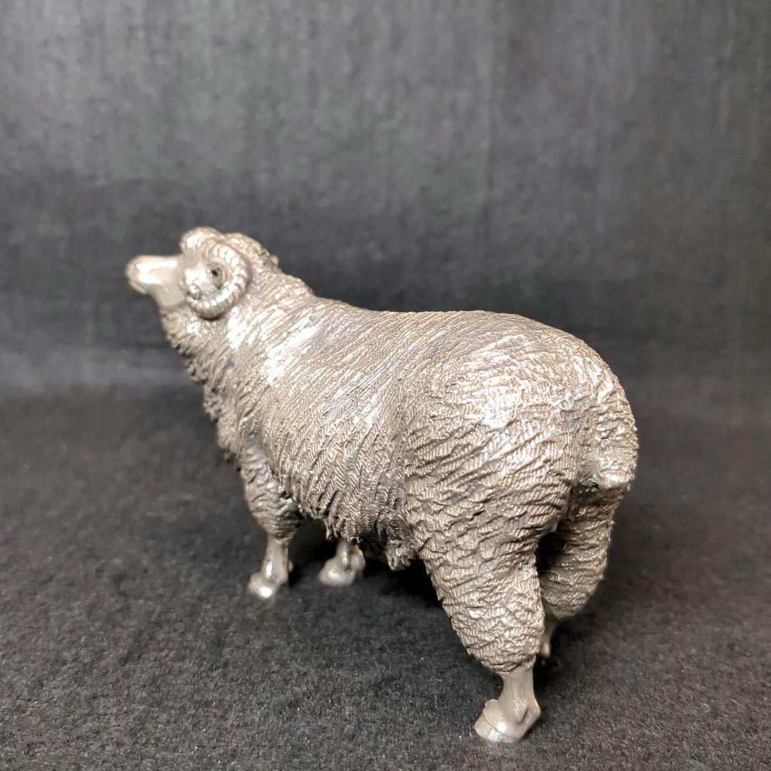 蝋型師 　大森孝志作　 銀製「薫風」羊　ひつじ１個　重量約４５０グラム