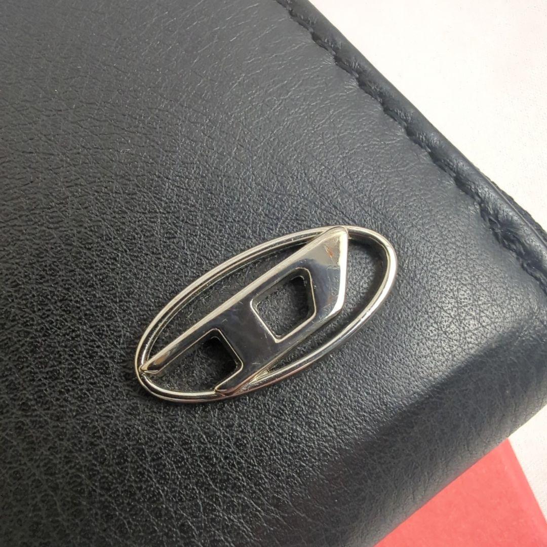 【美品】DIESEL ディーゼル 長財布 D ロゴ ジッピー ラウンド ジップ