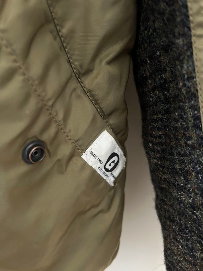 リ*メ様 GOOD ENOUGH ハリスツイード MA-1 M 藤原ヒロシ グッ