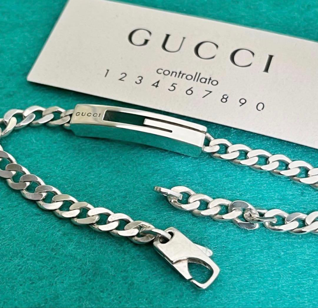 極美品‼️GUCCI Gモチーフブレスレット　#17