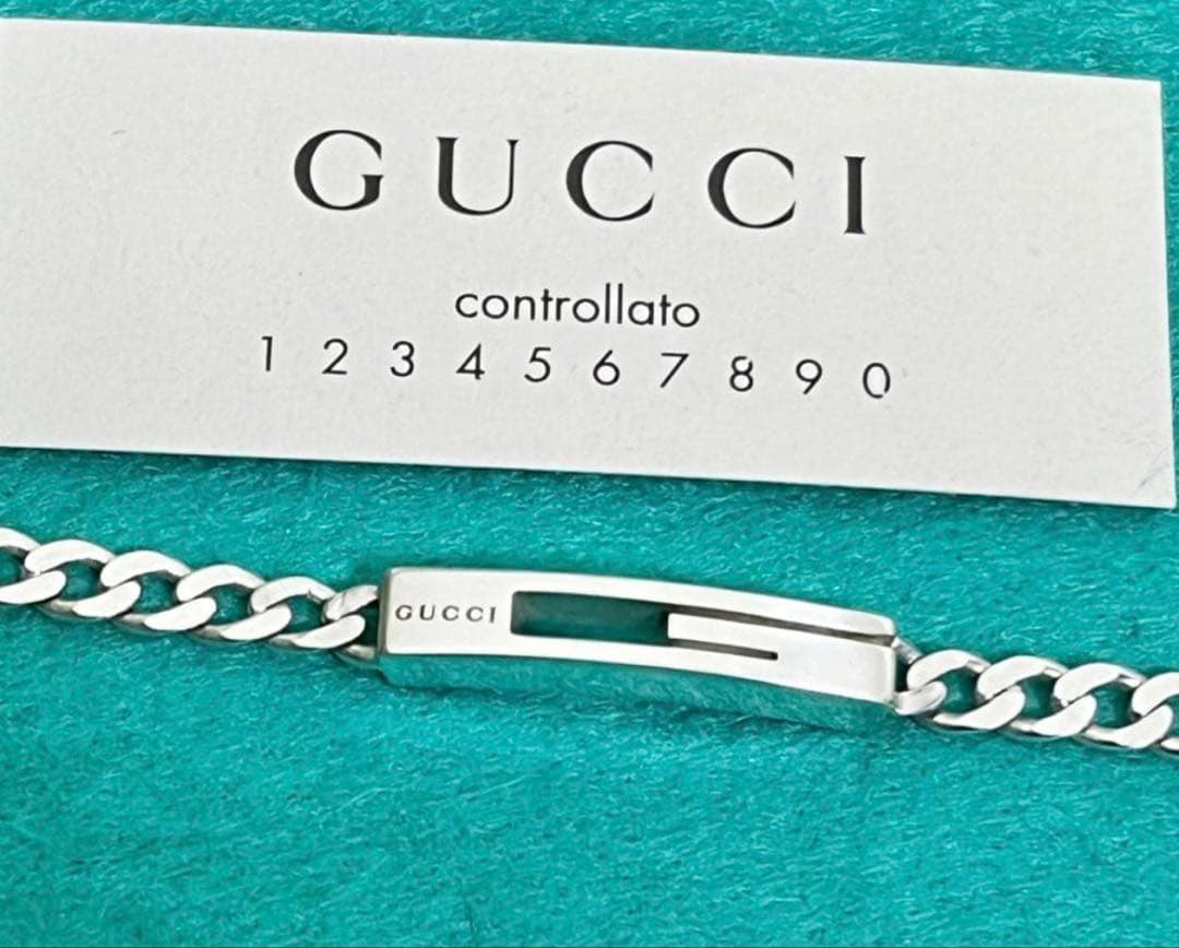 極美品‼️GUCCI Gモチーフブレスレット　#17